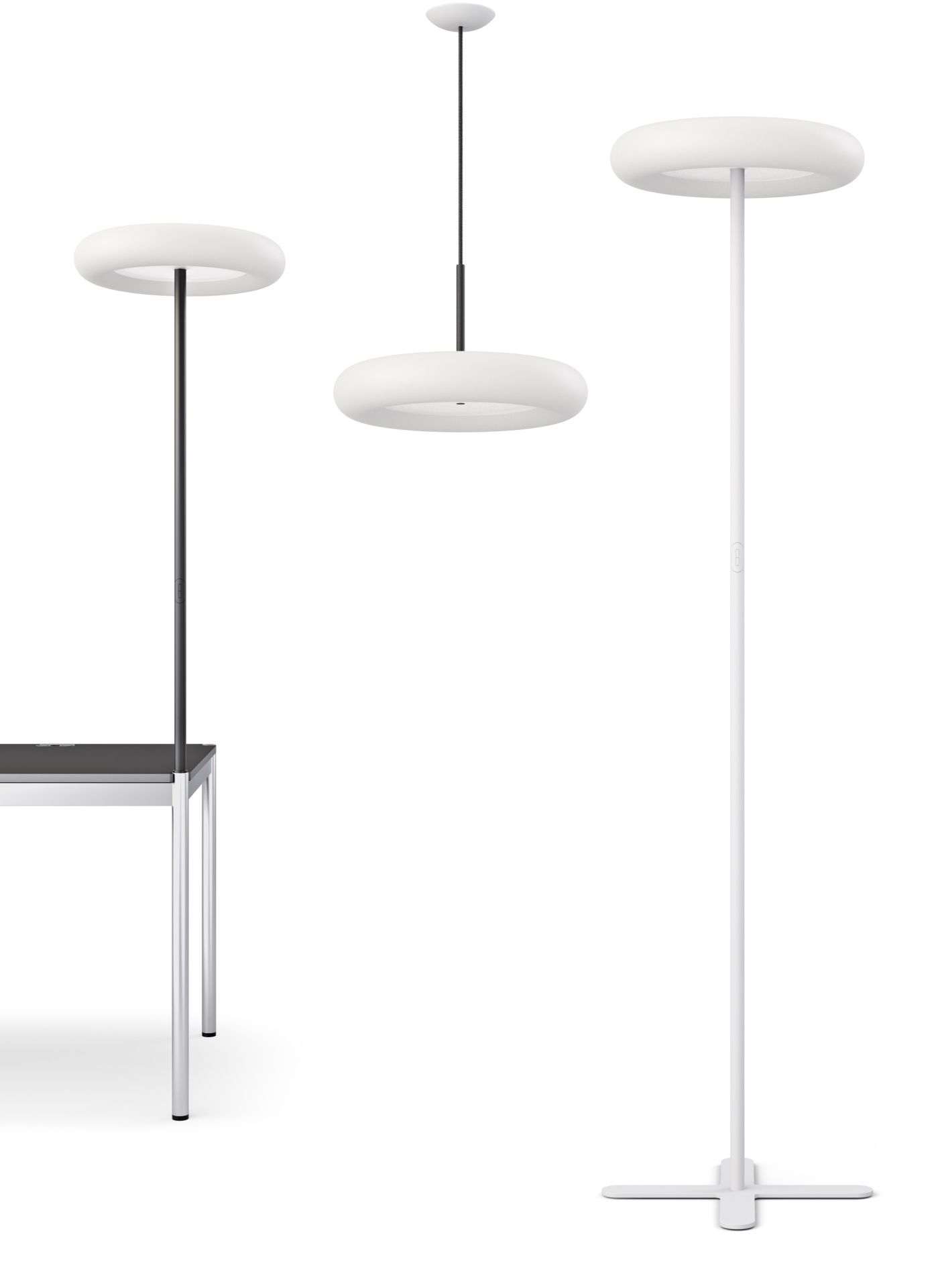 Oto staande lamp met kruisvoet Belux