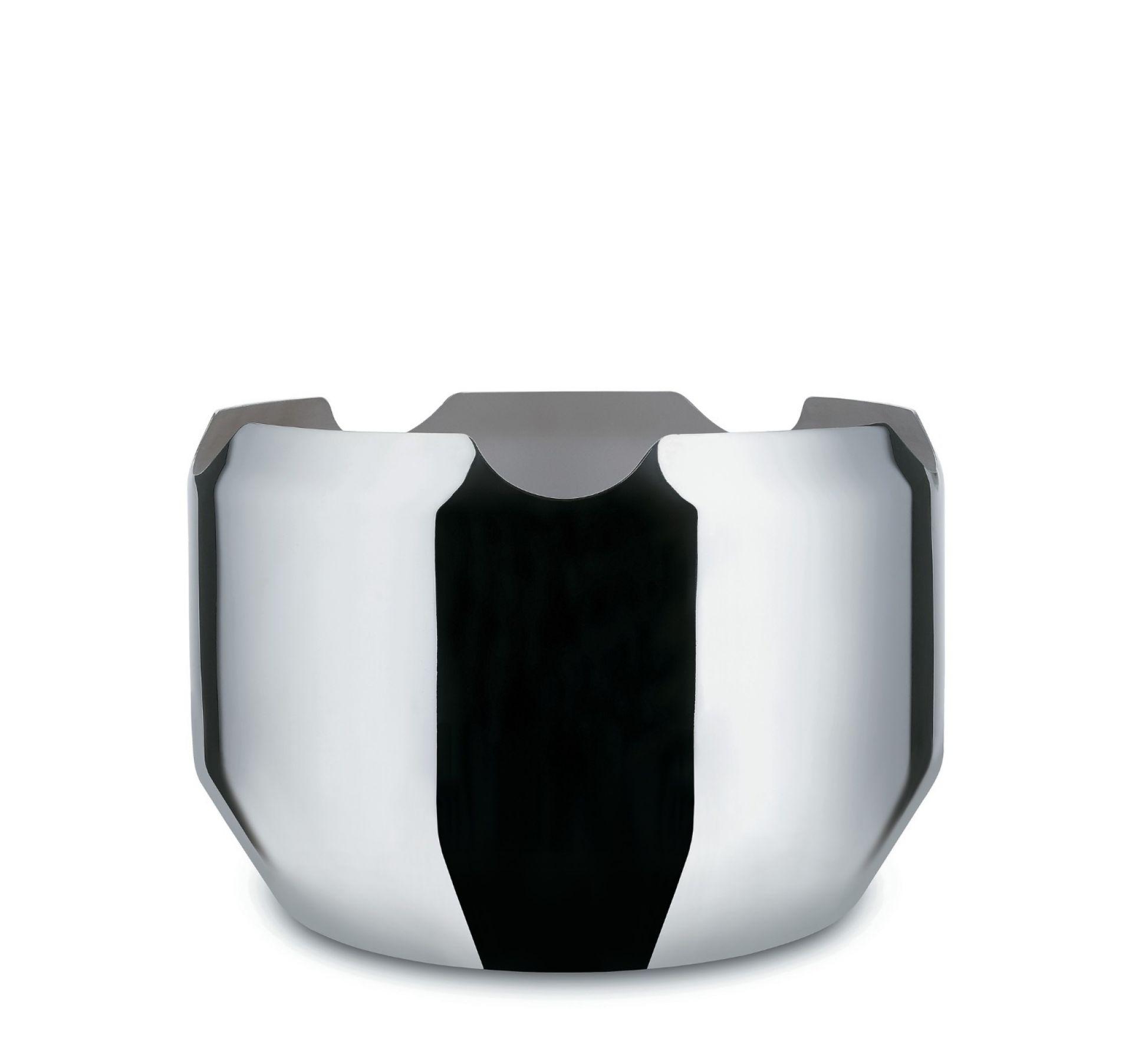 GIA17 Flaschenkühler Noè Alessi aus glänzendem Edelstahl, ideal zum Kühlen von Wein und Sekt.