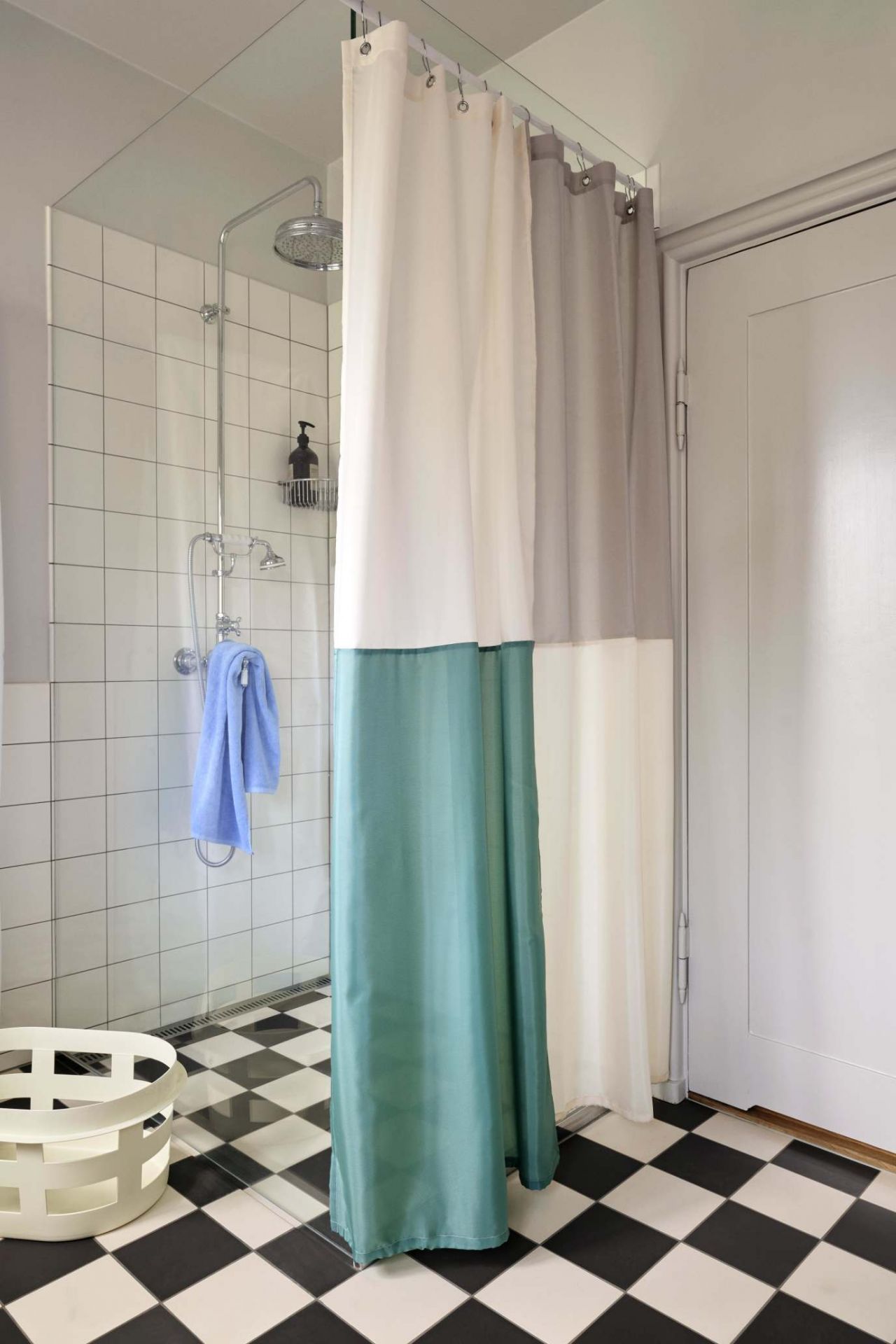 Waskorf S RECYCLED Hay Soft blauw