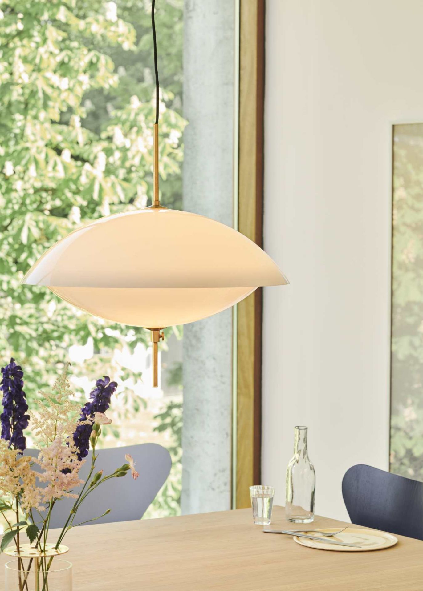 Clam hanglamp Fritz Hansen D 44 cm UNIEK EXEMPLAAR