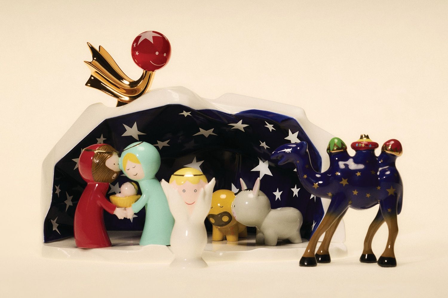 Happy Eternity Baby kerstfiguren AGJ01SET Alessi