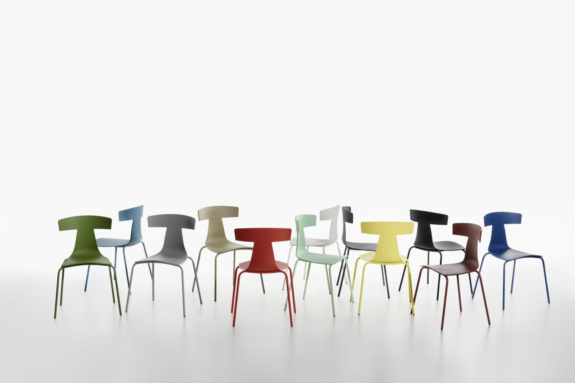Remo Plastic Chair kunststof stoel Plank