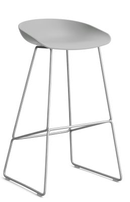 About A Stool AAS 38 / AAS38 barkruk hoog, betongrijs / staal UNIEK EXEMPLAAR