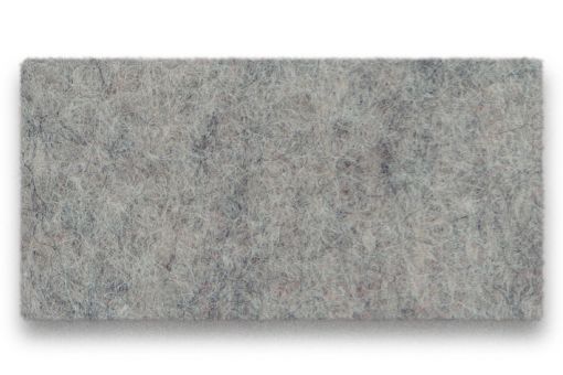 Graues Hey Sign Wandmodul "Welle" im Hochformat, schalldämmende Filzwolle für die Wandgestaltung.