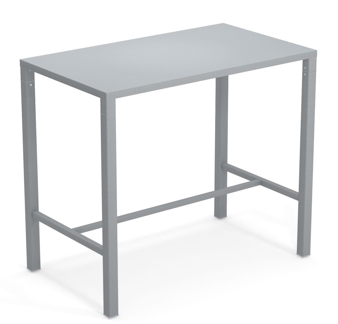 Grauer Nova Hochtisch von Emu für den Außenbereich, ideal für Garten, Terrasse und Balkon.