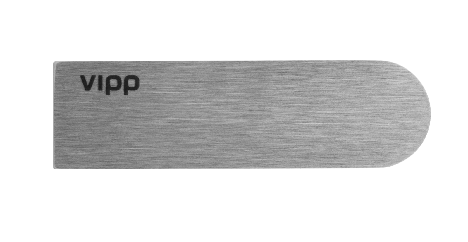 Vipp Handtuchhalter aus gebürstetem Edelstahl, moderne Badaccessoires für stilvolle Badezimmer.