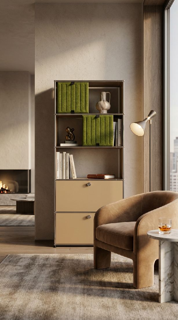 USM Haller-rek met Soft Panels M69 