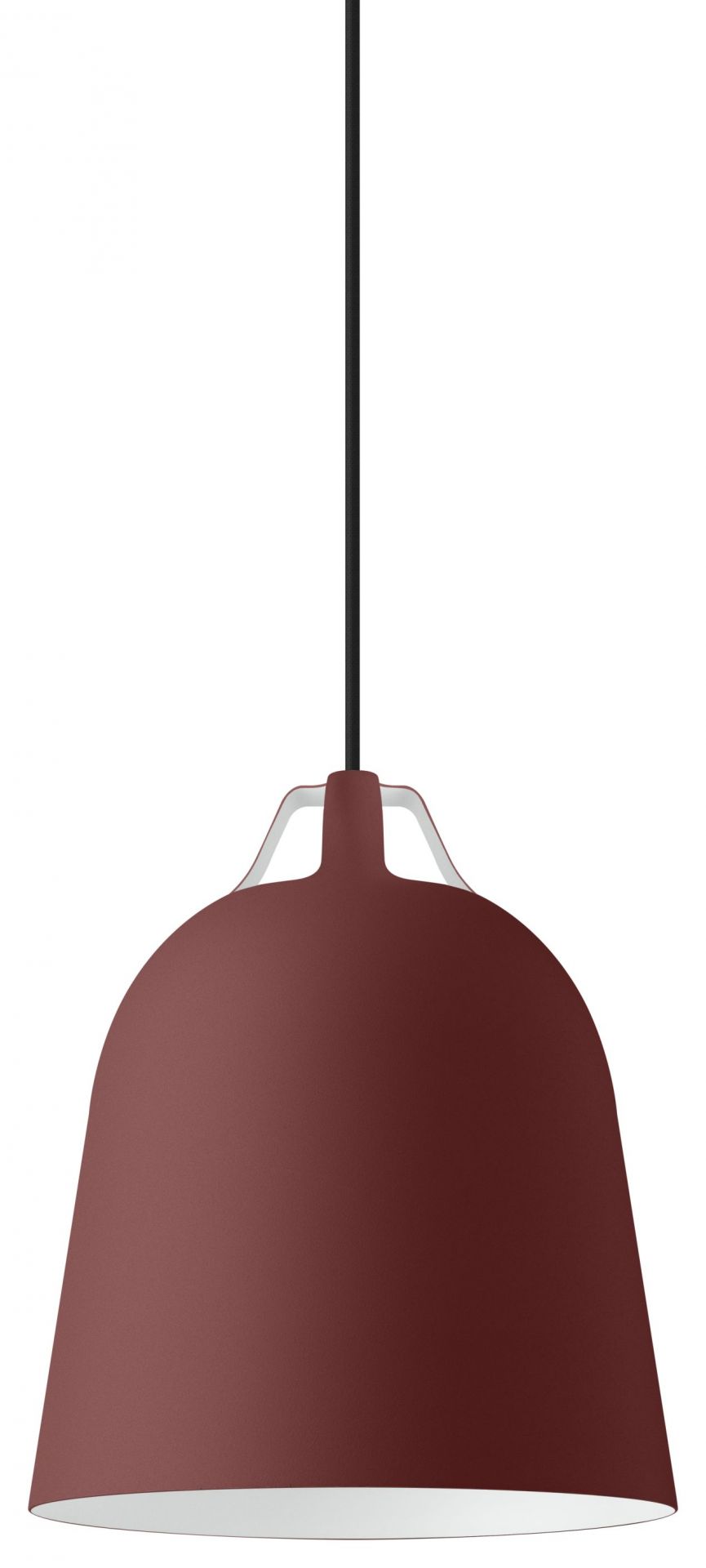 Burgunderrote Clover Pendelleuchte von Eva Solo, Durchmesser 21 cm, moderne Hängelampe für Wohnraumbeleuchtung.