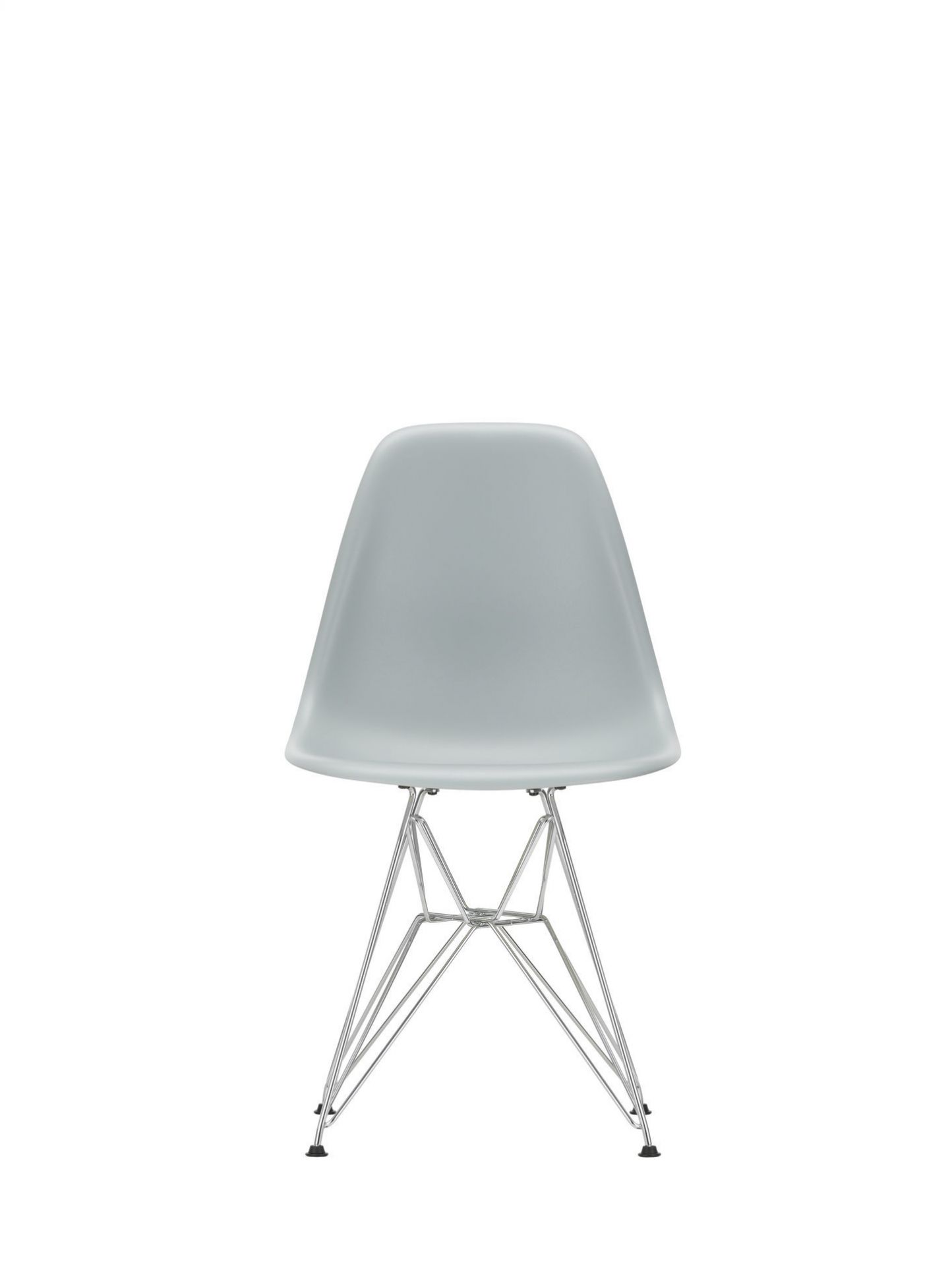 Eames DSR Stuhl in Forest mit Chromgestell. Designklassiker für Esszimmer und Büro.