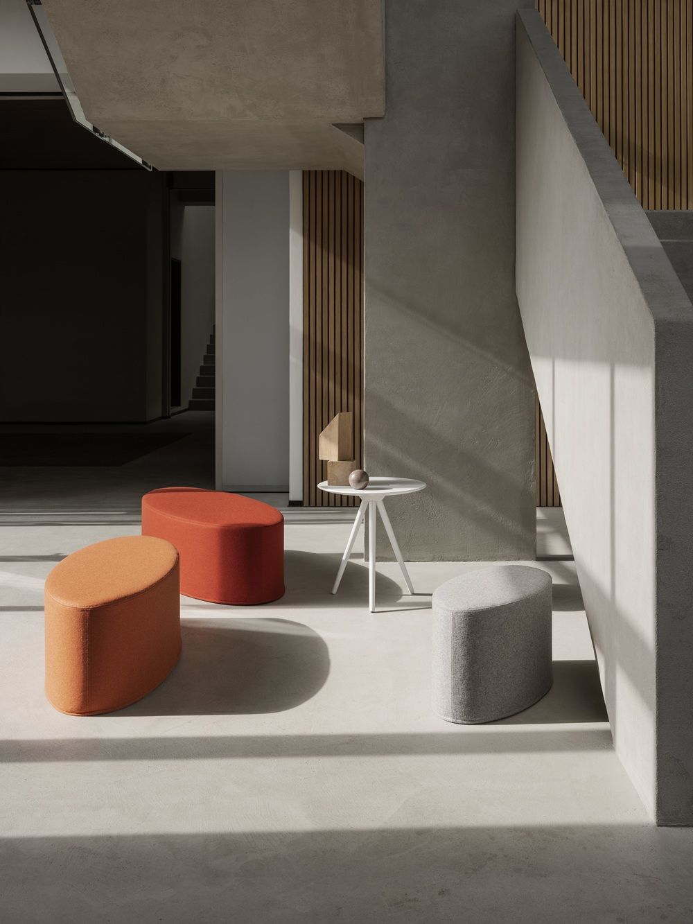 Bon Bon Pouf-poef, middelgroot, Softline