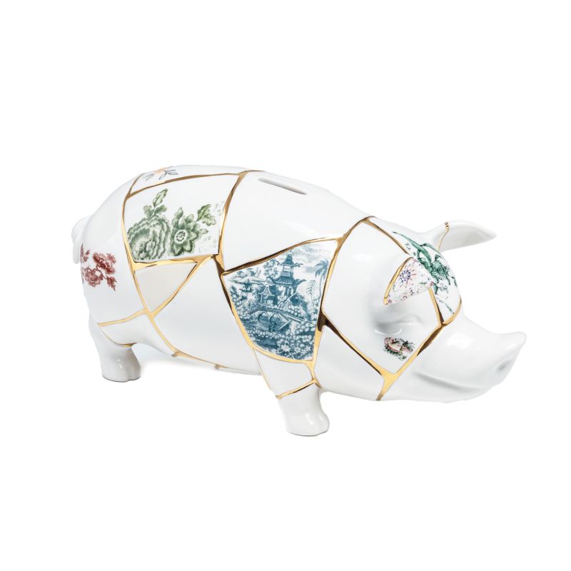 Kintsugi-spaarpot van Seletti