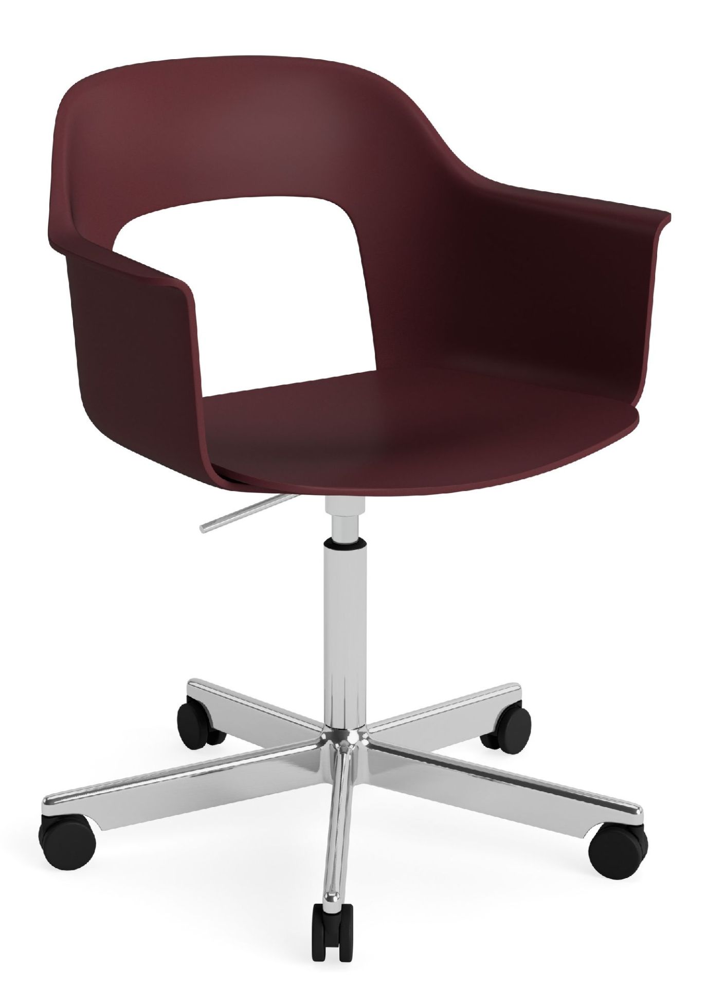 Layout Armchair 241 Fauteuil met 5-sterrenvoet, draaimechanisme met gasveer Hay