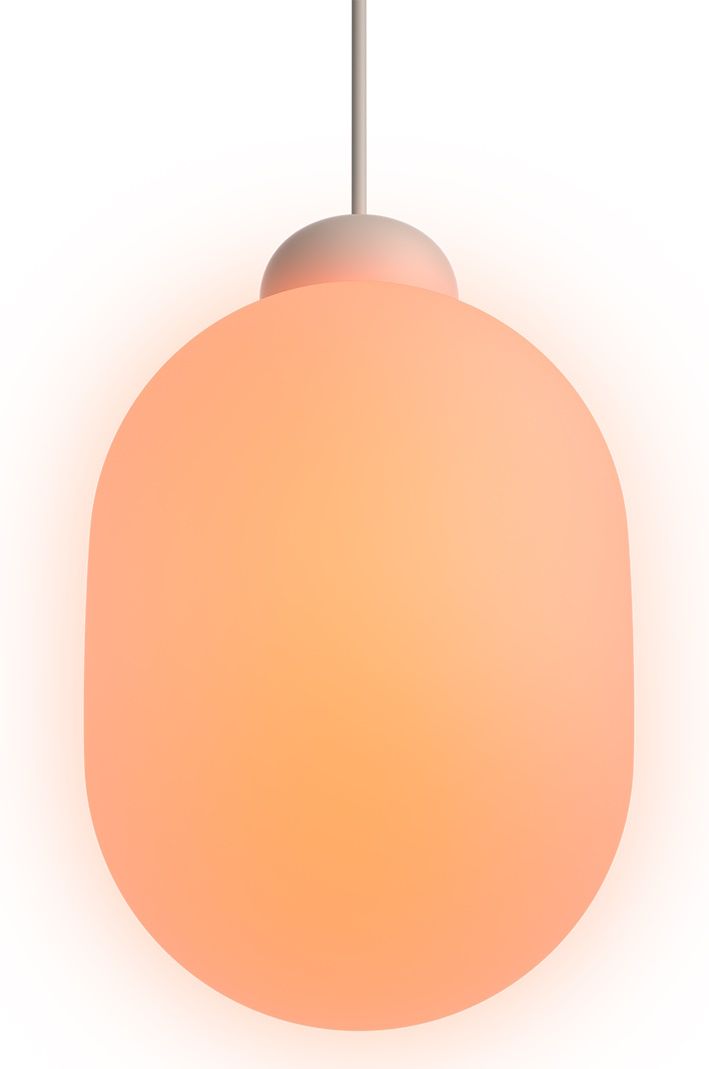 Sun Pendelleuchte in Grau: Moderne Hängelampe mit sanftem, warmen Licht für Wohnzimmer und Esszimmer.