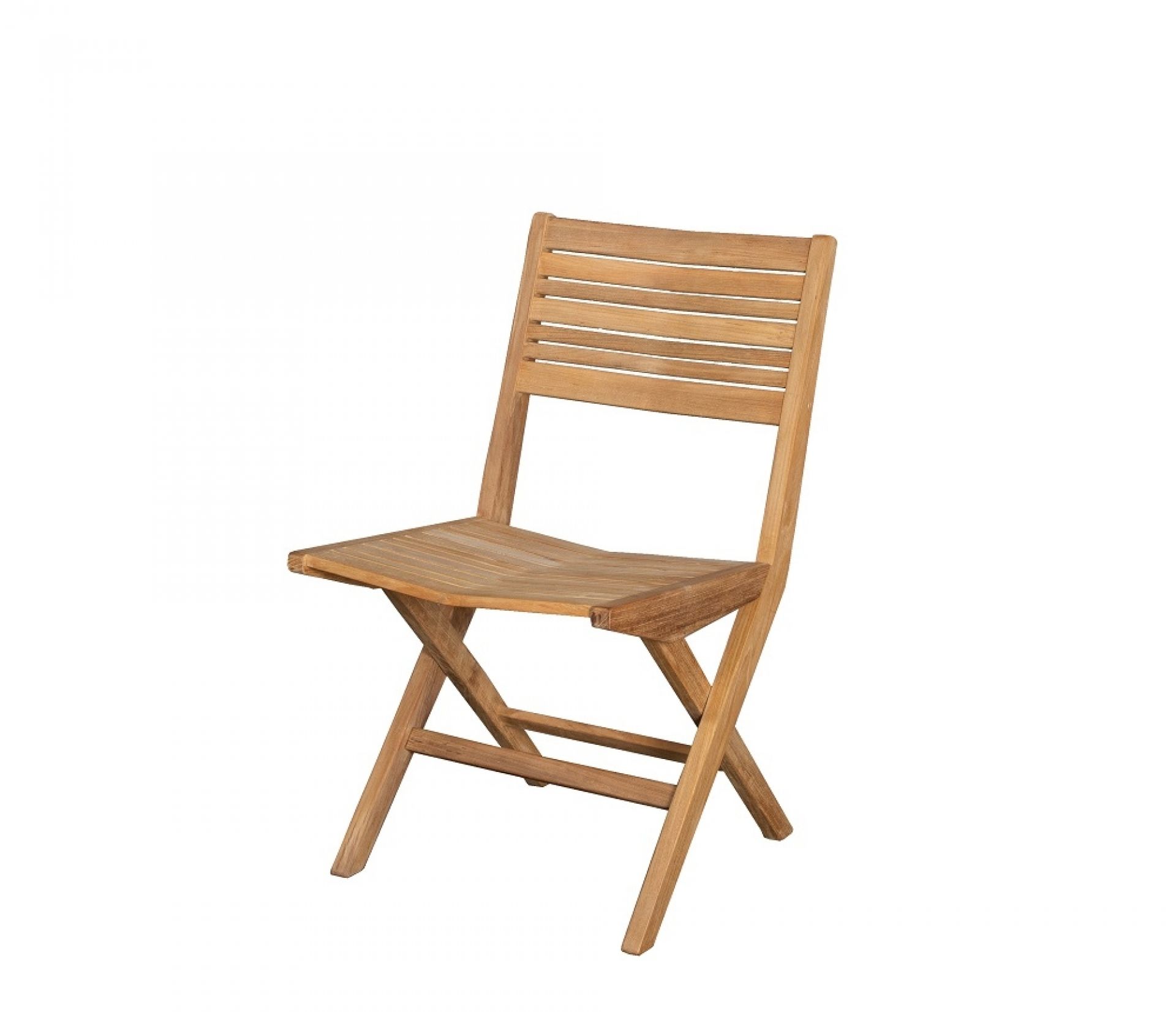 Cane-Line Flip Outdoor Stuhl, klappbar, aus Teakholz für Garten und Terrasse.
