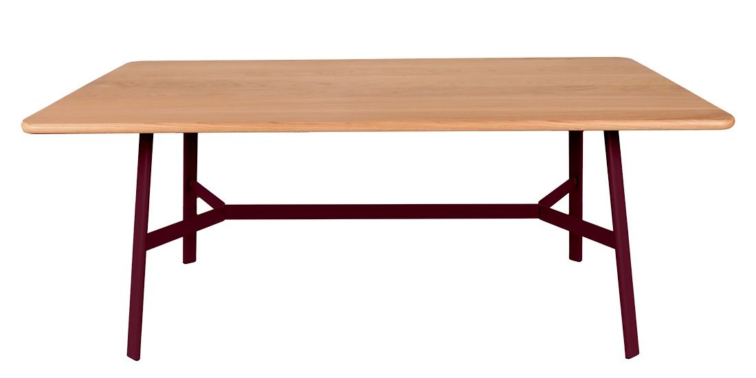 SO'O / SO O Eettafel van eikenhout 180 × 90 cm voor binnen Fermob