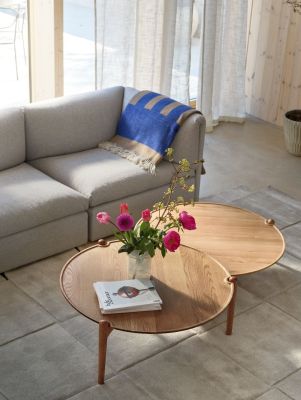 Aria Table salontafel NATUUR EIK / LOW Ø 90 x H 30 cm Design House Stockholm UNIEK EXEMPLAAR