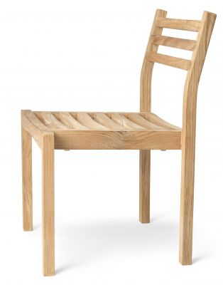 AH501 Stuhl von Carl Hansen & Søn aus Teakholz für den Außenbereich.