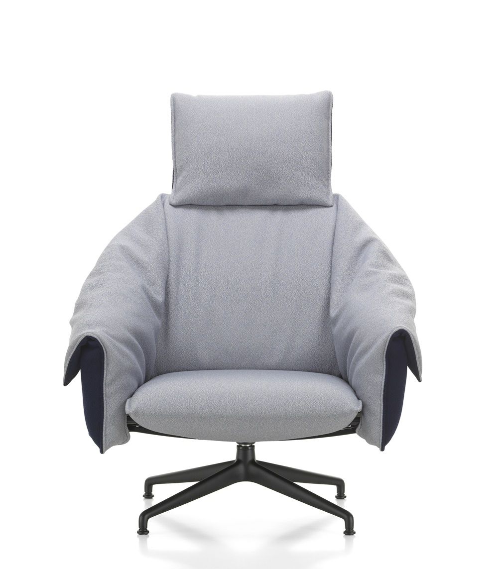 Bascule-fauteuil met hoge rugleuning van Vitra