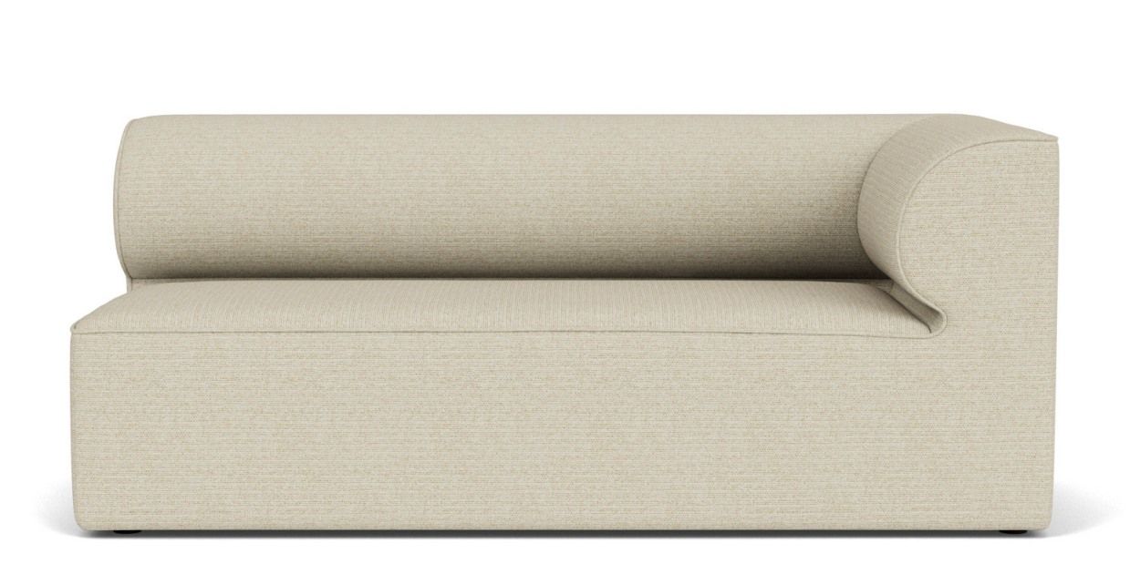 Eave Modular Sofa Ecke in Beige von Audo Copenhagen, modernes Ecksofa für Wohnzimmer.