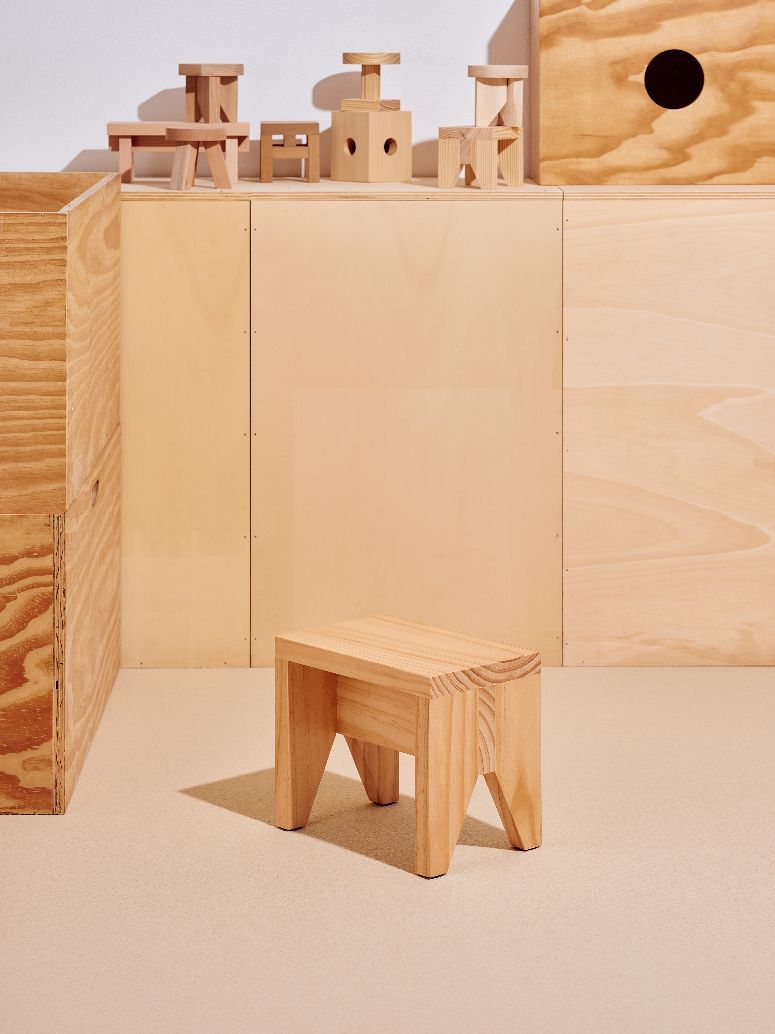 Manolito Stool Short Small kruk Hay