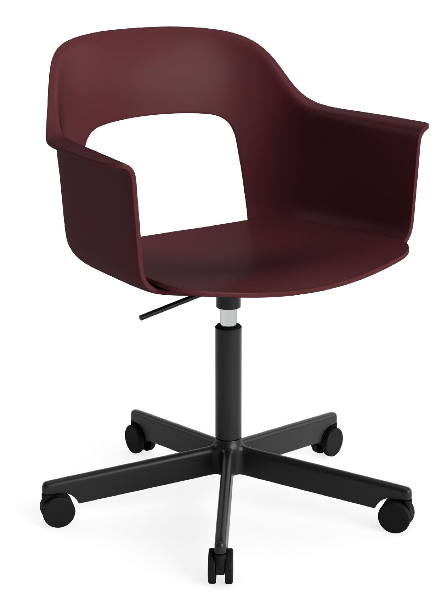 Layout Armchair 241 Fauteuil met 5-sterrenvoet, draaimechanisme met gasveer Hay