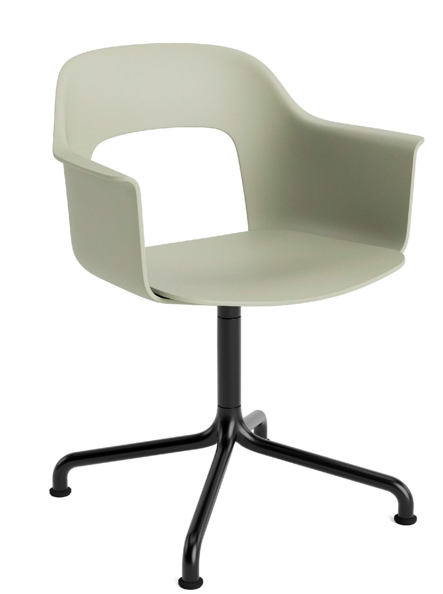Layout Armchair 251 Fauteuil met 4-sterrenvoet, draaivoet met gebogen voetkruis Hay