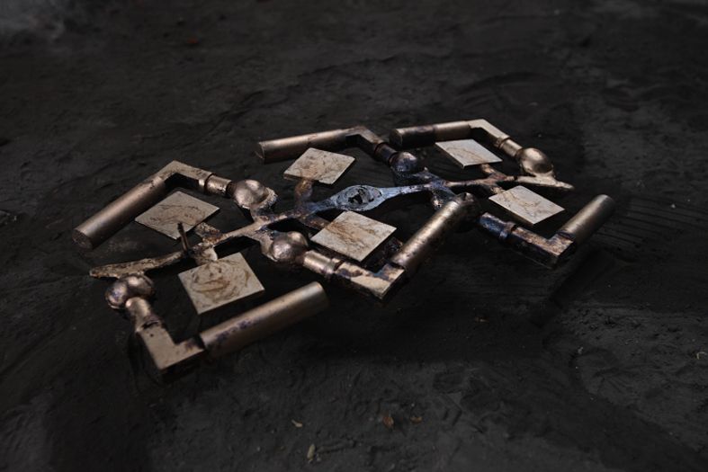 Art Déco 1930 Deurkruk Tecnolumen gepolijst nikkel