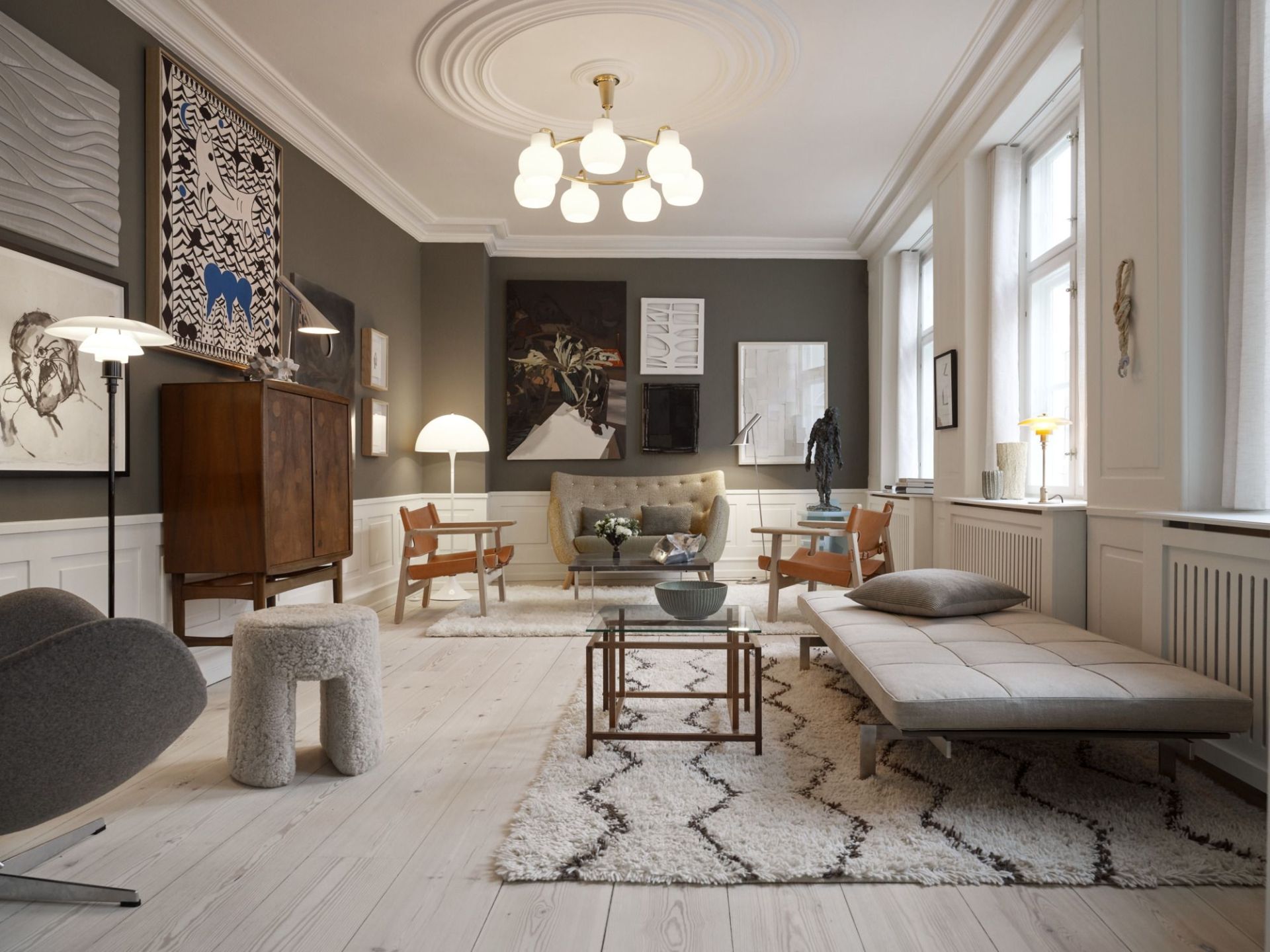 PH 3 1/2 - 2 1/2 staande lamp van Louis Poulsen