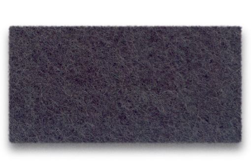Hey Sign Welle Wandmodul im Querformat, anthrazitfarbene Filzstruktur für Wandgestaltung und Schallabsorption.