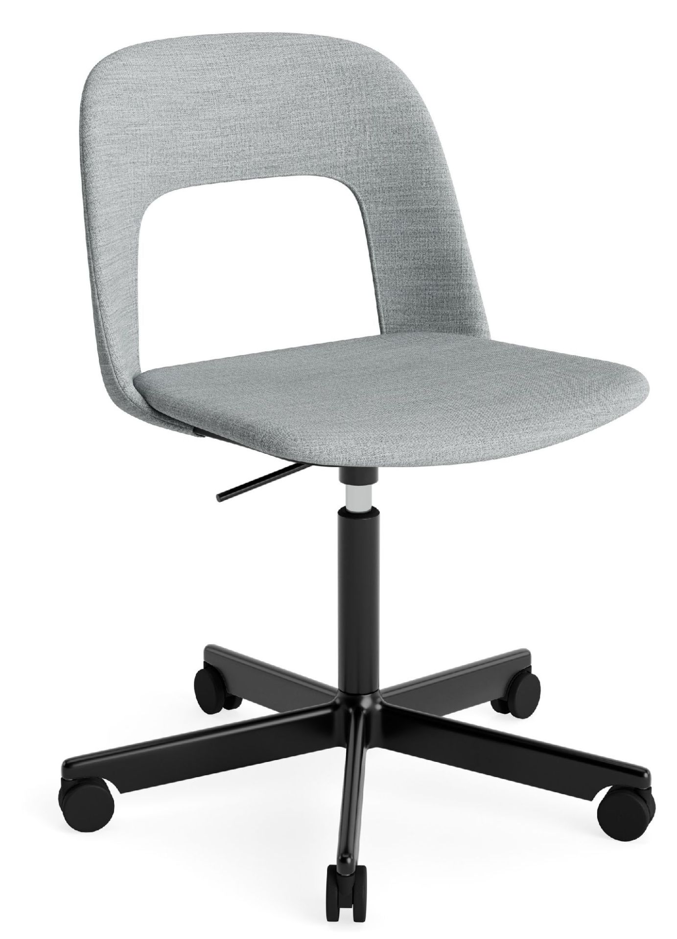 Layout Side Chair 144 stoel met vijfsterrenvoet van Hay