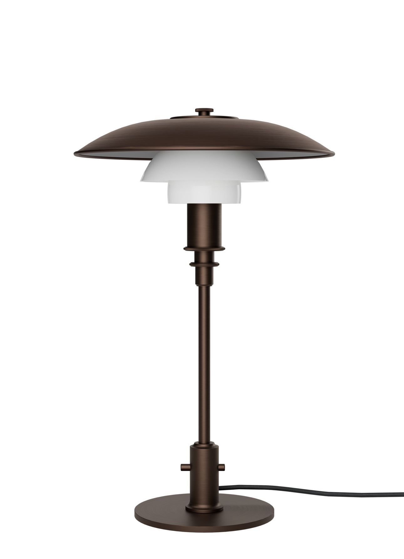PH 3/2 Aged Brass Opal tafellamp Louis Poulsen