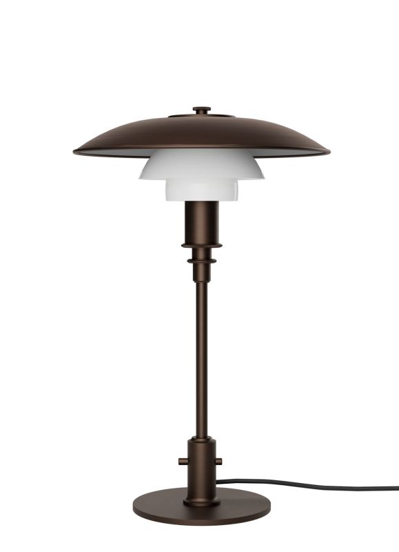 PH 3/2 Aged Brass Opal tafellamp Louis Poulsen