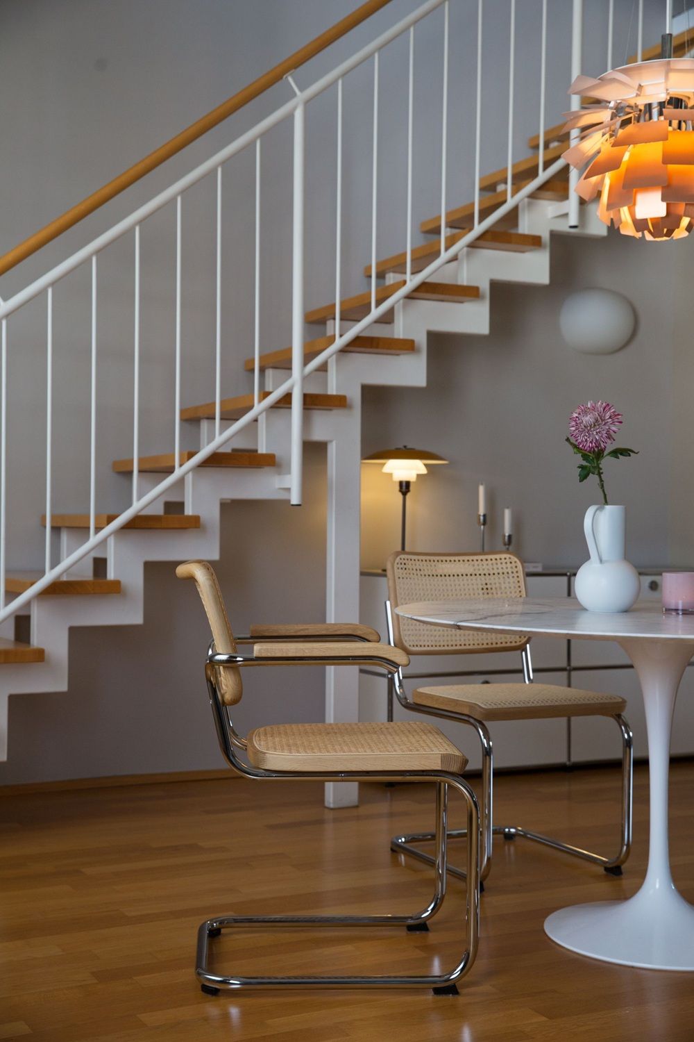 S 32 V Stalen buis Klassieker Freischwinger CHROOM/NATUUR Thonet VOORKEURSCOMBINATIE