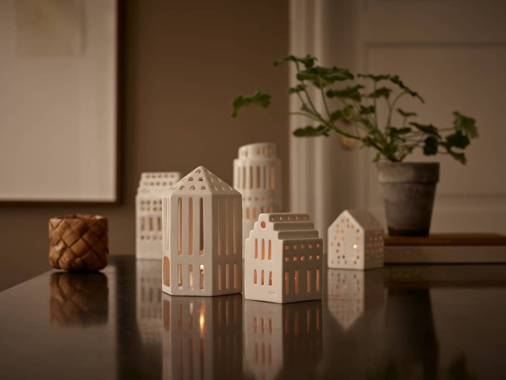 Urbania Lichthaus Klassiek H 9,5 cm Kähler UNIEK EXEMPLAAR