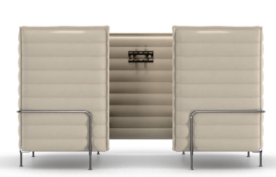 Alcove Cabin 2-zitsbank met hoge rugleuning Vitra