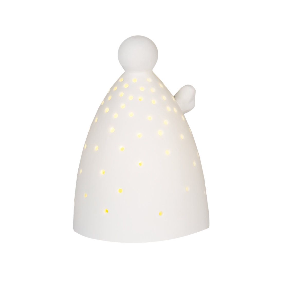 Mini LED-lampje met engeldesign en 1 wieltje