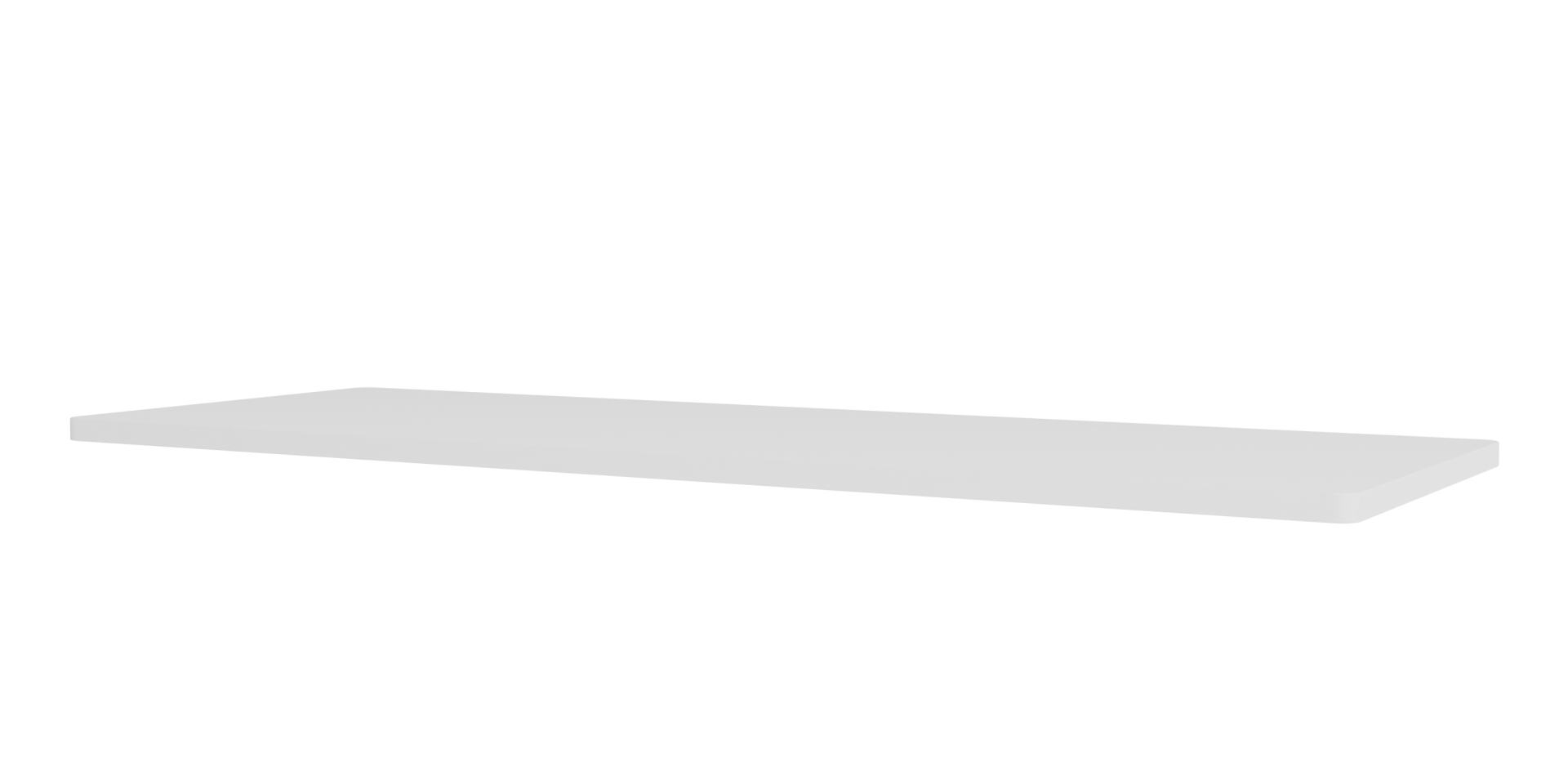 Weiße Panton Wire Abdeckplatte 70 cm von Montana für modulare Regale und Möbel.
