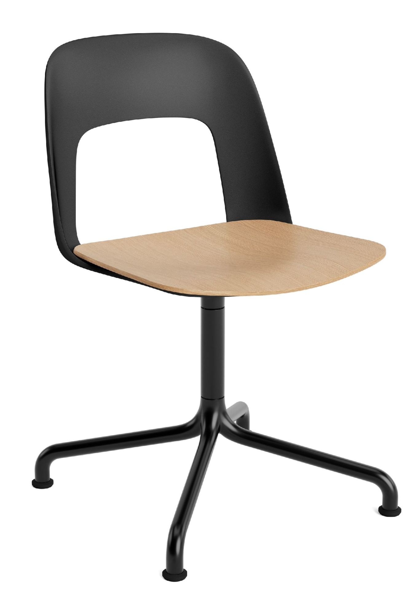 Layout Side Chair 152 draaistoel met vierpoot Hay