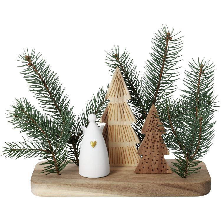 Kersttafereel, engelen, wielen