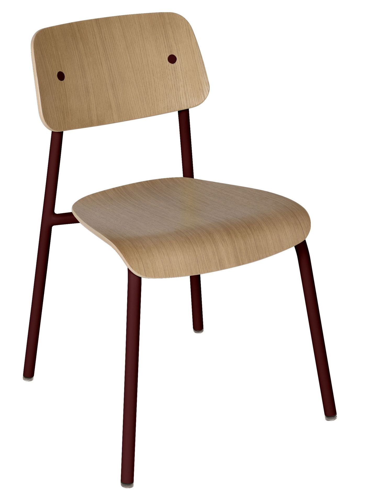 Studie Chair stoel van eikenhout voor binnen, Fermob