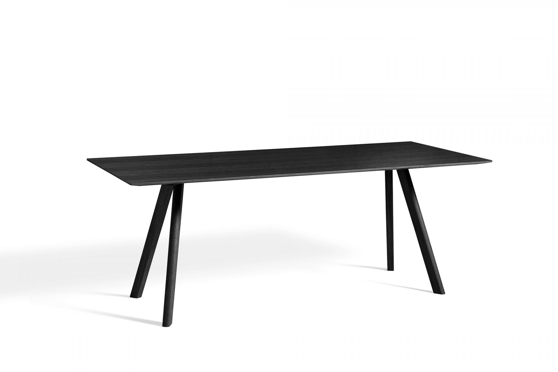 Schwarzer Copenhague Tisch CPH 30 von Hay, 200 x 90 cm, Esstisch oder Schreibtisch.