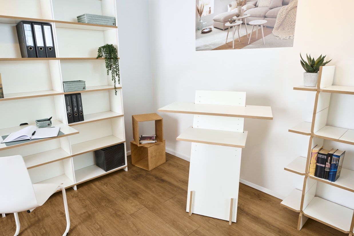 Schrijfbladen voor sta-bureau Tojo
