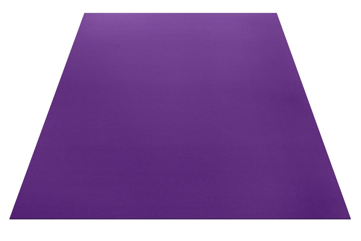 Rechteckiger, violetter Teppich von Hey-Sign by BWF Group, ideal für Wohnzimmer und Schlafzimmer.