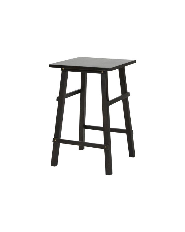 Schwarzer Laddi Beistelltisch von House Doctor, quadratische Tischplatte und minimalistisches Design für moderne Wohnräume.