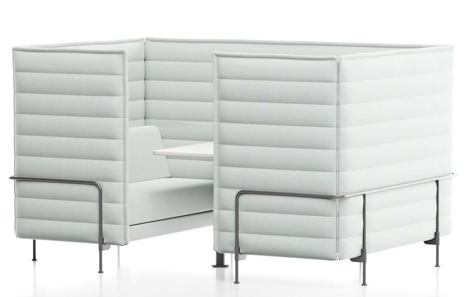 Alcove Cabin 2-zitsbank met hoge rugleuning Vitra
