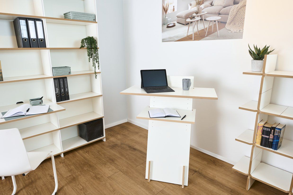 Schrijfbladen voor sta-bureau Tojo