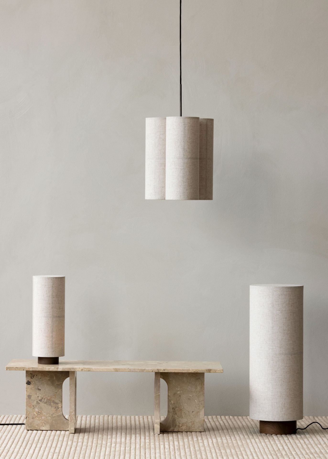 Hashira Cluster hanglamp Ø32 Raw Audo