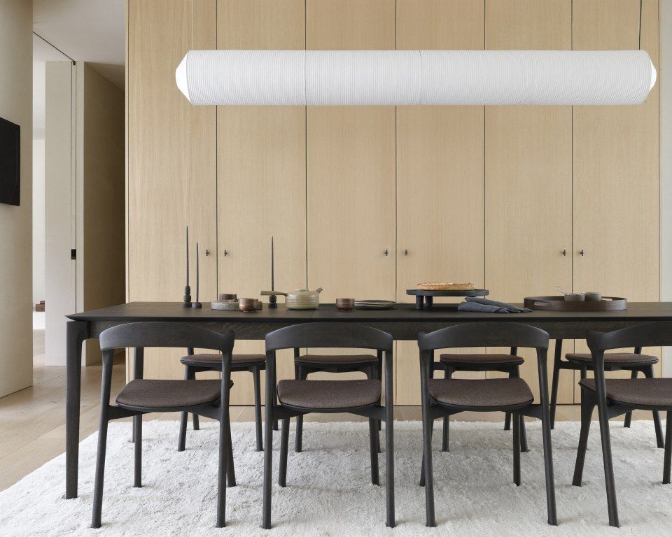 Bok uitschuifbare eettafel eiken bruin Ethnicraft
