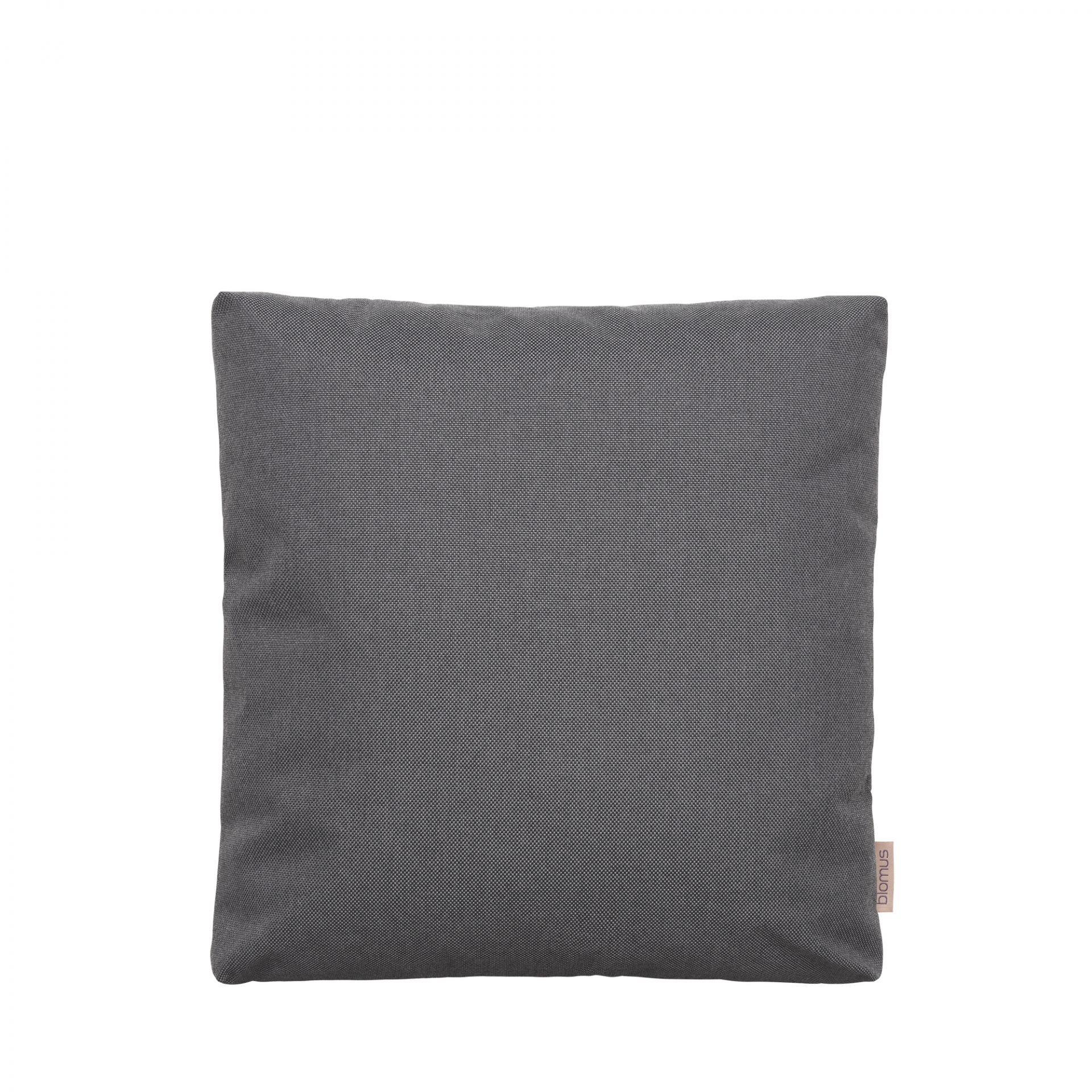 Graues STAY Kissen von Blomus für den Outdoor-Bereich, 45x45 cm, Textilkissen.