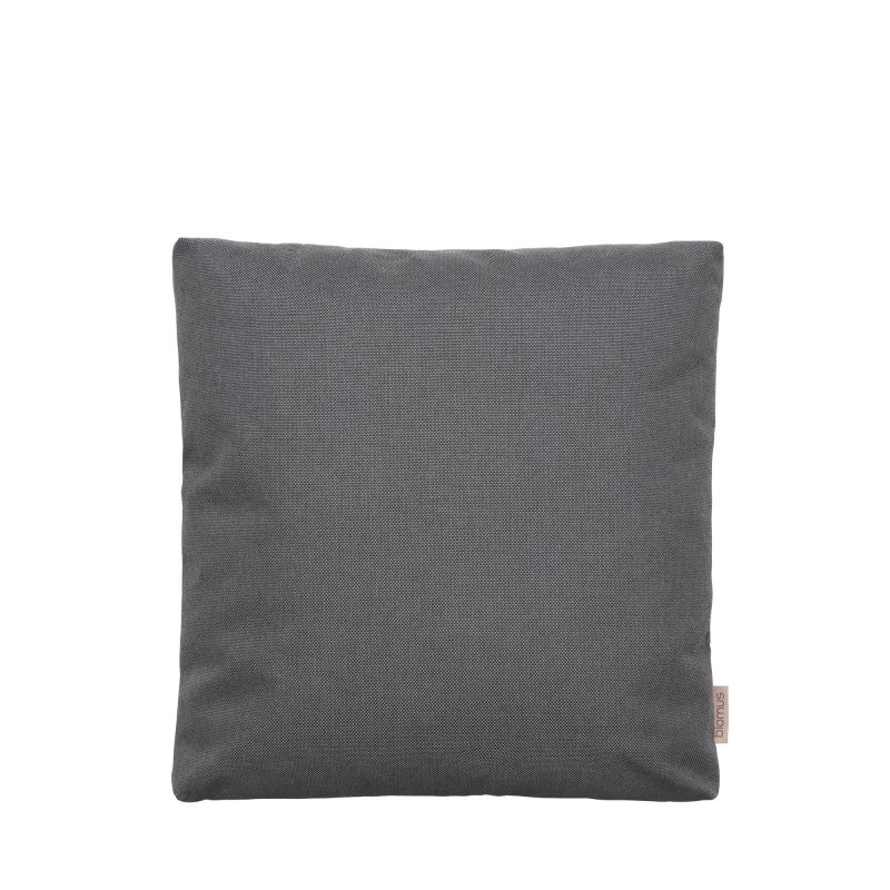 Graues STAY Kissen von Blomus für den Outdoor-Bereich, 45x45 cm, Textilkissen.